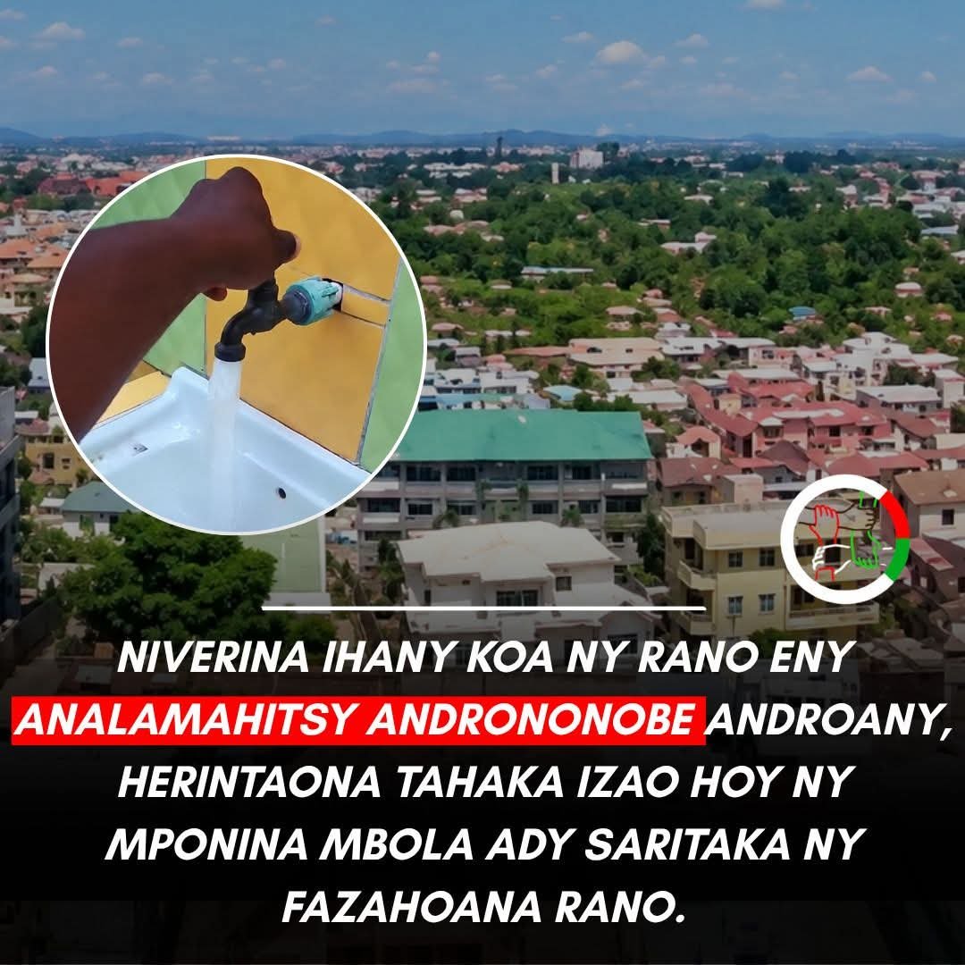 Almontaryyassia's tweet photo. Miverina ihany koa ny rano eny Analamahitsy andrononobe, raha eritaona lasa izay mbola ady saritaka ny fazahoana rano teny https://t.co/iEVwVz7Tvs