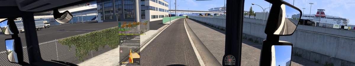 fzero3's tweet photo. ETS2（v1.61）-project　japan（v1.1.11）テスト其の弐。
有明ふ頭付近もフレーム出てる。川崎線　大師出入り口（懐かし）もフレームレート維持できてるわ。（感涙） https://t.co/NsP773idF5