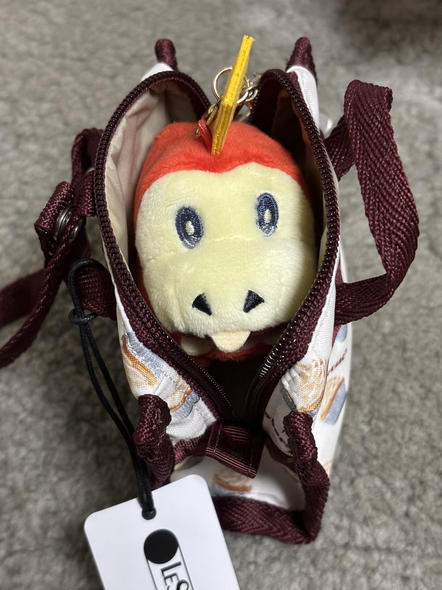 saekira15's tweet photo. 福井に住む友達とちょうど真ん中あたりで集合〜ということで、竜王のアウトレット行ってきた。
母の誕生日プレゼントのレスポートサックと一緒に買ったちっちゃいポーチ(これは私の)。
何入れようかなと思ってるけど、とりあえずホゲちゃん入れてみました。
#ぬい撮り
#ポケぬい https://t.co/YBRdcEp24X