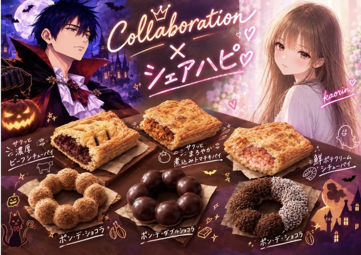 Bon6466's tweet photo. ❥・・・𝐜𝐨𝐥𝐥𝐚𝐛𝐨𝐫𝐚𝐭𝐢𝐨𝐧・・・❥

  ミスド🍩シェアハピ🩷

🎁4000 𝙿𝚊𝚢🎁  ※単独1000 𝙿𝚊𝚢
       (引用で＋1000𝙿𝚊𝚢)
   
  💣 @Bon6466
  🌷 @kaochan328_xx
      ‣‣Follow＆RP

  ◾︎シェアハピの人数は何人でも🙆🏻‍♀️
  ◾︎単独以外はメンションしてね

    🕒10/2  21:00〆 https://t.co/Wxyv0ZSklo