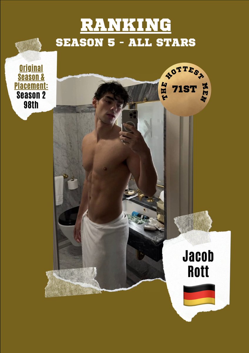 TheHottestRank's tweet photo. Season 5 - All Stars ✨ Ranking:
71st: Jacob Rott
#Germany / 26 / Model / Instagram: jacobrott
#JacobRott
(📸 Credit to the rightful owner. Dm for credit/removal) https://t.co/5zEhcQt0Xj