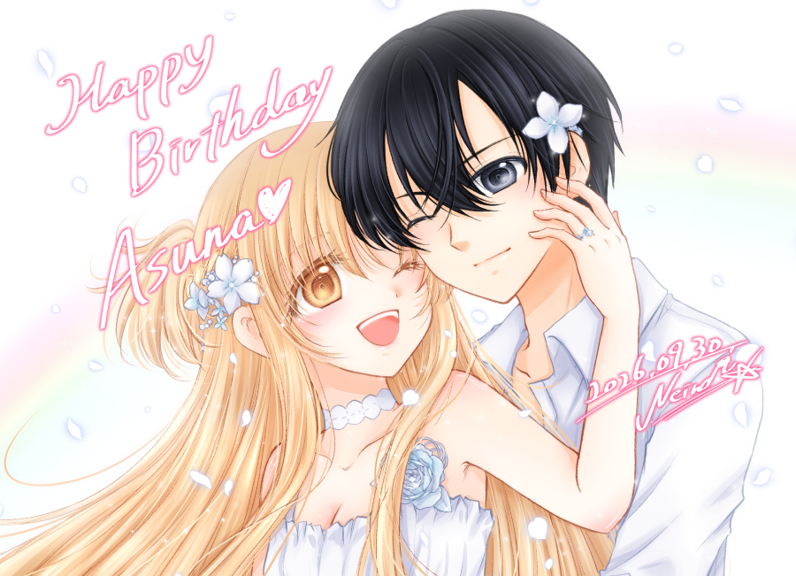 kanaoto's tweet photo. アスナさん、お誕生日おめでとうございます！！
#アスナ誕生祭2026 https://t.co/FwbFv0gBQG