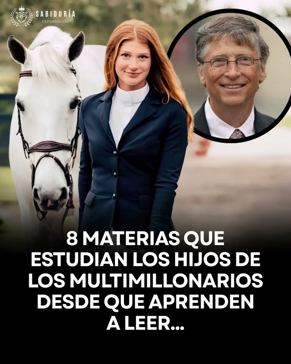 montesfit's tweet photo. 8 materias que estudian los hijos de los multimillonarios desde que aprenden a leer...

1. Metacognición https://t.co/ctdJXNzoAF