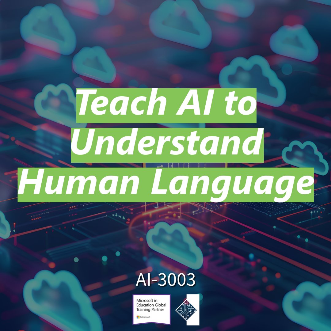 tcworkshop's tweet photo. Unlock the power of language with Azure AI.
Enroll Today!
https://t.co/gLqHYbIH3D 

#AzureAI #ArtificialIntelligence #NLP #MachineLearning https://t.co/ZN6eoNacf1