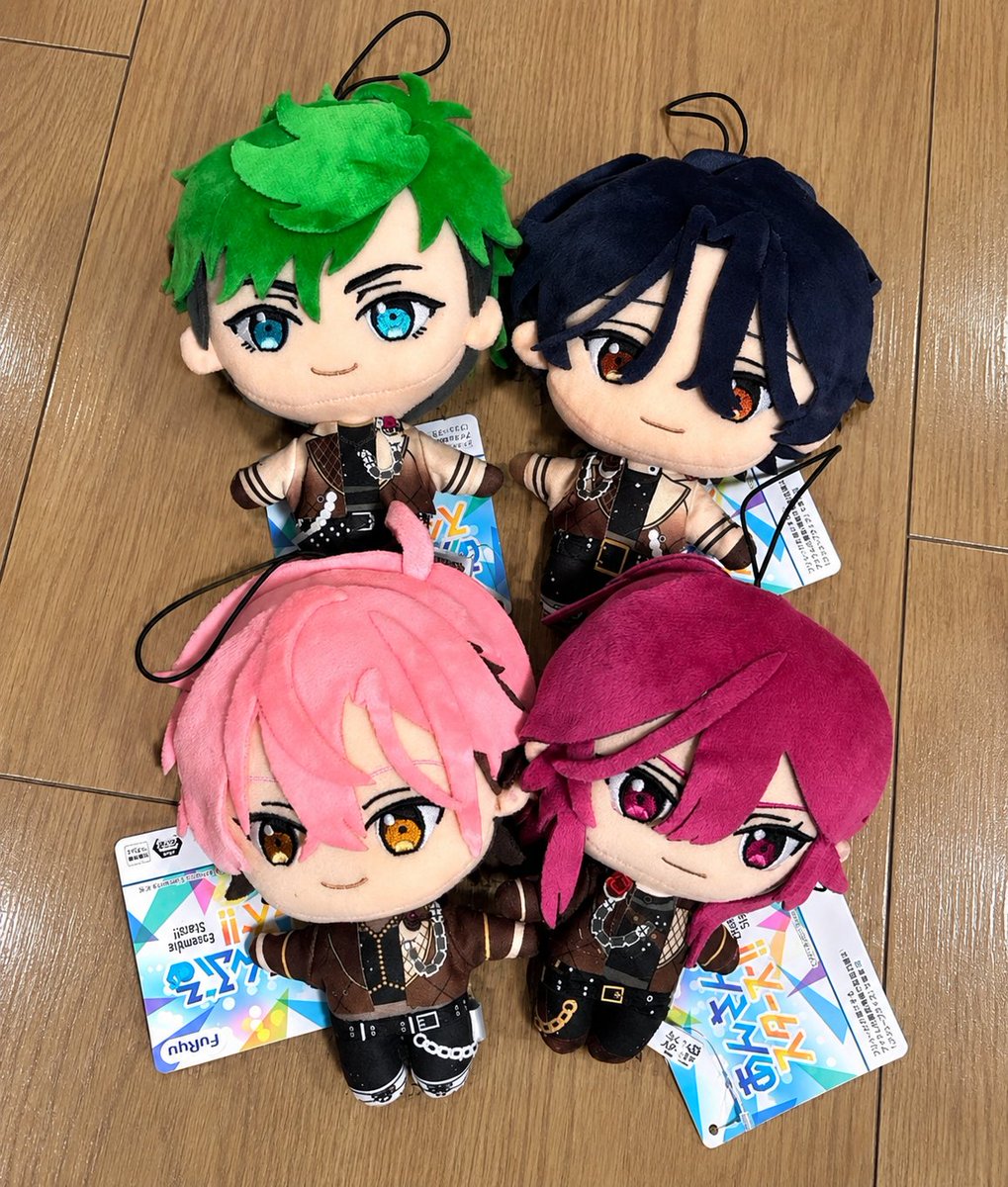 ak43945's tweet photo. 【譲渡】
あんスタ メロアス ぬいぐるみ 
MELLOW DEAR US

譲：円果望見、小鹿ジュイス、久遠舞珠、甘楽チトセ 全4種セット

求：買取 1万即決

郵送のみ📮

リプ通知気づかないのでdmお願いします🙇‍♀️
 #あんスタ https://t.co/peIRigYP8t