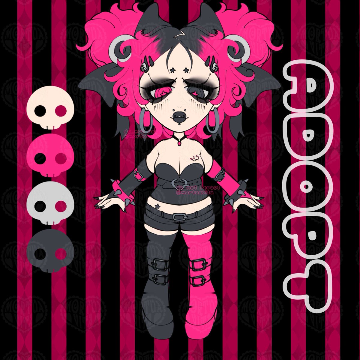 mortuavitart's tweet photo. 🩷 Ainda estou vendendo esse ADOPT de OC!
Com direitos pessoais e comerciais.

🇧🇷 70R$ (Pix)
🇺🇸 $20 (PayPal)

Caso tenha Toyhouse, o adopt será transferido com melhor qualidade após a compra. 💌
#smallartist #adopt #toyhouse https://t.co/f52xT3tTF3