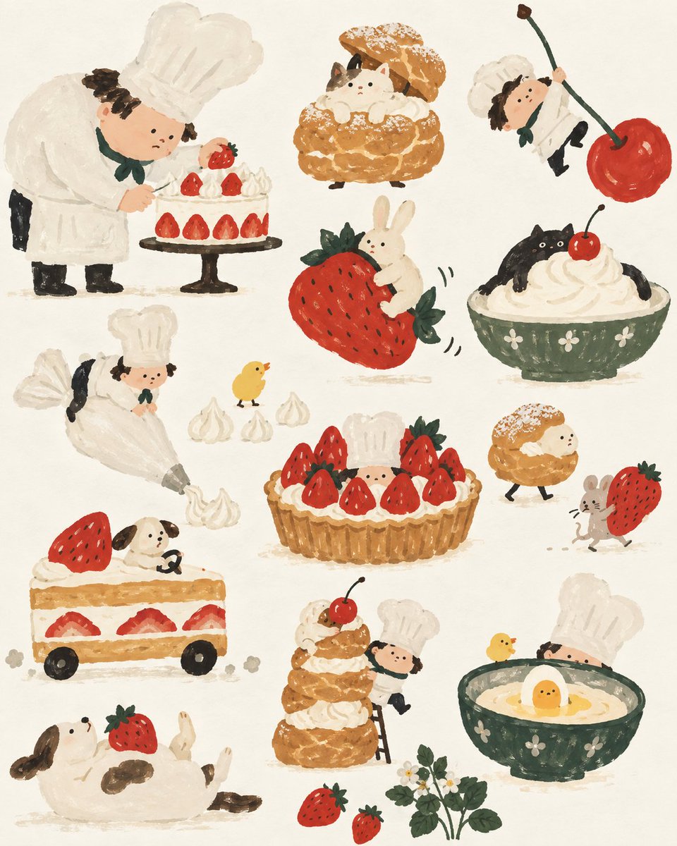 mami_AIwork's tweet photo. 幸せな世界ができました🍰🍫 https://t.co/Eg12WX3hmu