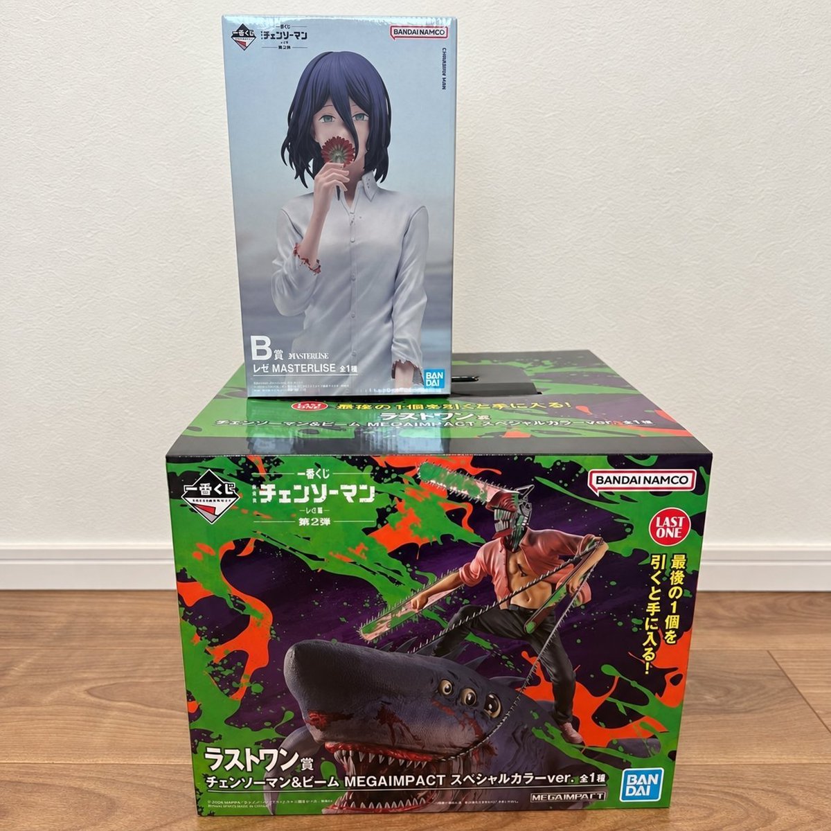 ak43945's tweet photo. 【譲渡】チェンソーマン 一番くじ 買取 譲渡 交換

譲:B賞 レゼフィギュア
ラストワン賞 デンジ＆ビーム

求:買取 PayPay 金額提示してください
セットで3万即決

郵送取引のみ
住所交換️⭕️
⚠️リプ通知こないのでdmお願いします🙇‍♀️
 #チェンソーマン�� #一番くじ
#レゼ https://t.co/s0XUIfDTyB