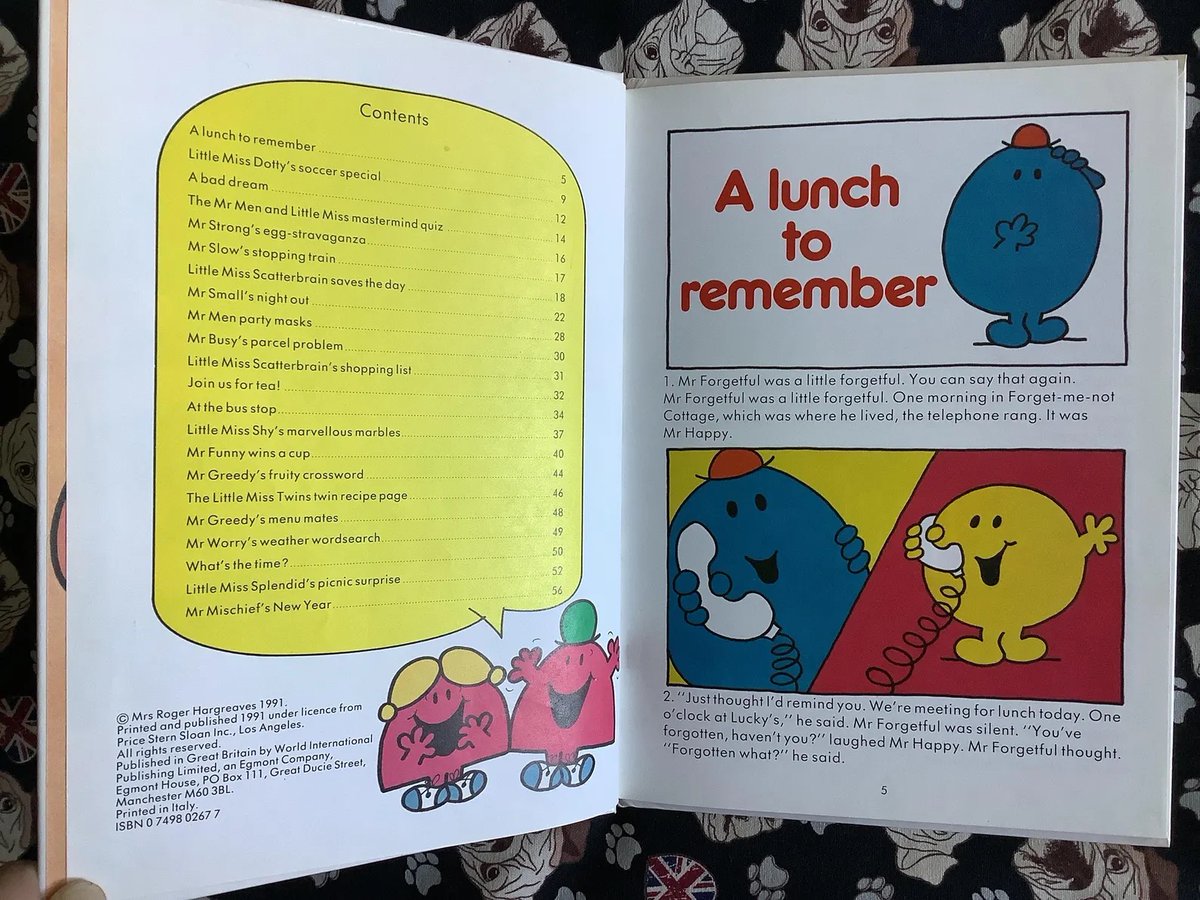 WatsonsVintage's tweet photo. NEW LISTING A Super Fun #giftidea for a #MrMen and #LittleMiss Fan. RARE Vintage 1992 'Mr Men and Little Miss' Annual in hardback - Stories and Fun bits - Fabulous Nostalgic Birth Year Gift - Roger Hargreaves https://t.co/t9NzhxbCY9 via @Etsy #VintageBooks #1992Annual #90sKidsTVShow