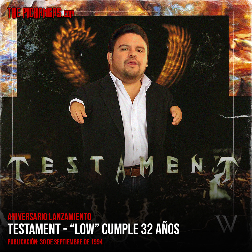 thepichangas's tweet photo. "Low", el sexto álbum de estudio de TESTAMENT, cumple hoy 32 años https://t.co/1qdXJy6xXA