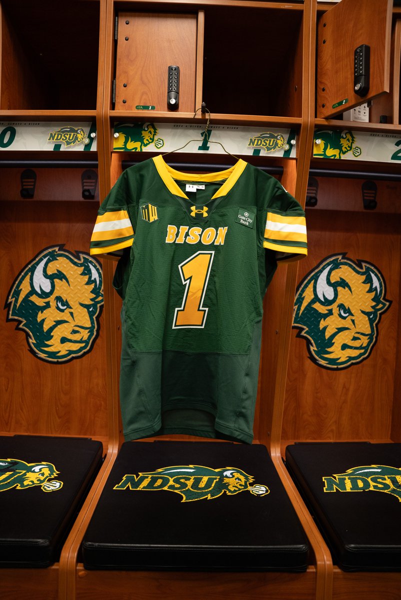 NDSUathletics's tweet photo. The @NDSUfootball limited-edition jersey auction is LIVE! And did you know you can bid on so much more than just jerseys? 

From signed #ProBison jerseys, commemorative tickets and coins, game balls, helmets, and so much more!

View the whole lineup at https://t.co/jCsnBcFwfO https://t.co/iITtK5z95C