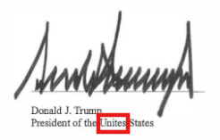 TheRipCord's tweet photo. If you look really close on the SI Accord signature page you find something interesting....

Under Donald Trump's signature United is misspelled Unite[s].  If you take that [s] and put it in brackets and search in the drops the first post to come up is 4951.

"How do you 'show' the public the truth? 
How do you 'safeguard' US elections post-POTUS? How do you 'remove' foreign interference and corruption and install US-owned voter ID law(s) and other safeguards?"

The drop is all about election fraud and securing our elections.  Is this a clue that SI will be used to monitor election fraud in real time?