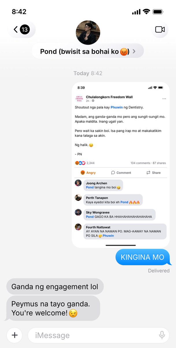 sashimirolleee's tweet photo. #pondphuwin short socmed au

puro amba, wala namng bitaw 😮‍💨 https://t.co/zWnZ0mnwhL