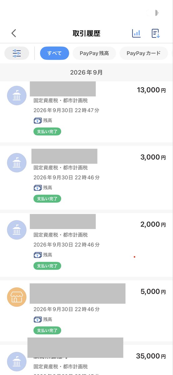 yasu_Ado's tweet photo. 4期に分けて払ってる固定資産税、3回目が終わりました💸
やんなっちゃうわ〜🦋 https://t.co/r36kkyxHcI