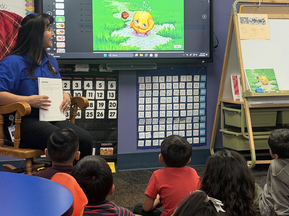 DrSDHoward's tweet photo. Instructional Rounds at @LongMISD - enjoyed visiting Mrs. Sarabia’s dual language classroom - high expectations and a culture of excellence. #StudentExperience https://t.co/1SJypMnyMo