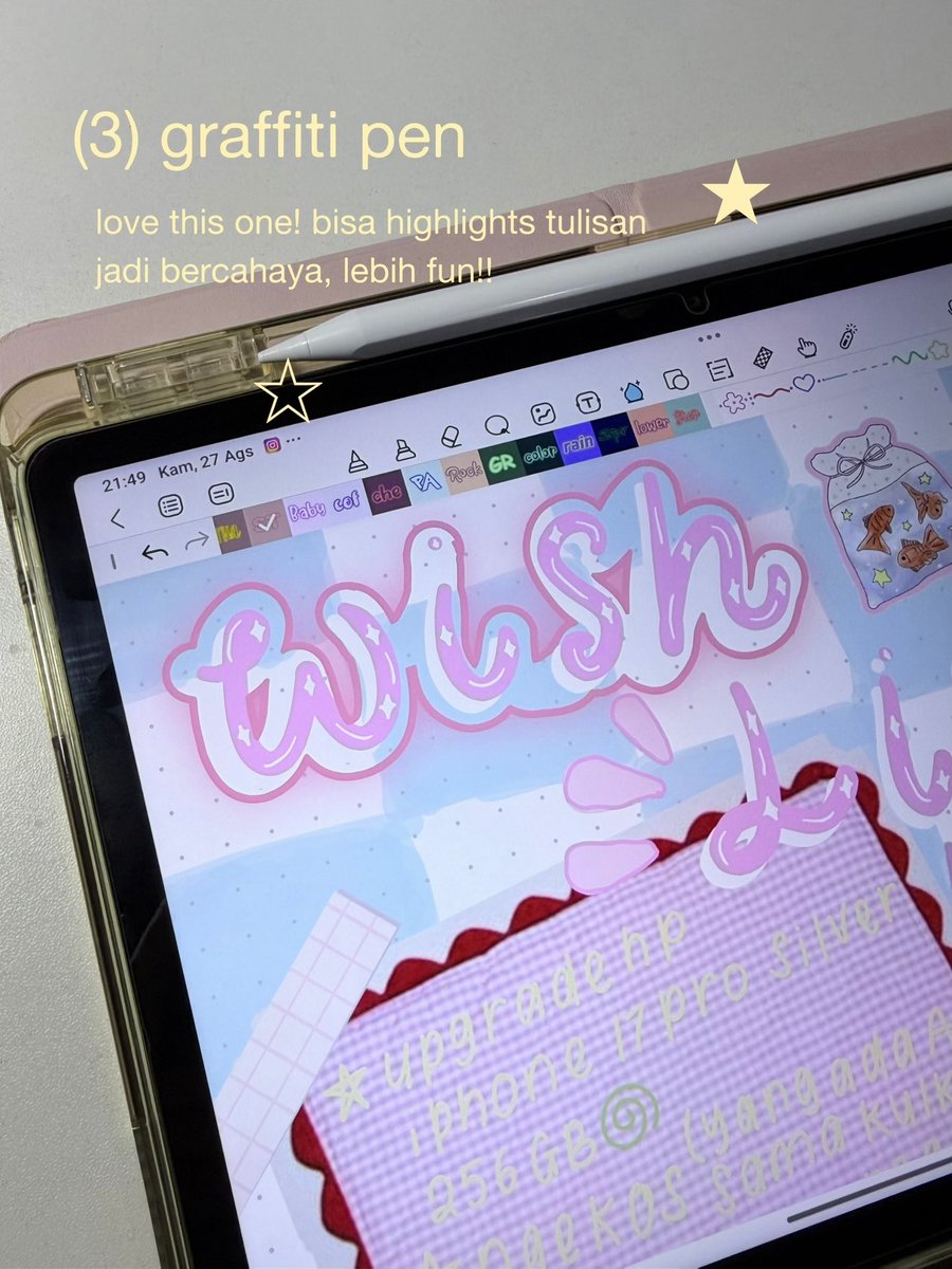 chocopiee3_'s tweet photo. features that make my journal so much prettier 🎀

#kilonotes #notesapp #notetaking #digitalnotes #studytok https://t.co/lMOzm6vqhV