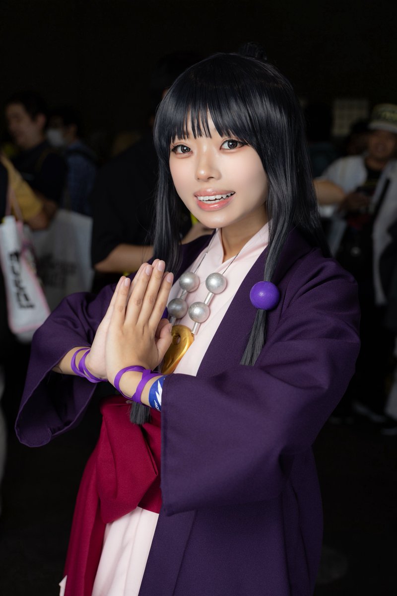 yanimu_m's tweet photo. コスプレ cosplay
逆転裁判 / 綾里真宵
💜
📸 @_hironon さん
#TGS2026
#HobbyFront https://t.co/TIg1zjQ7nB