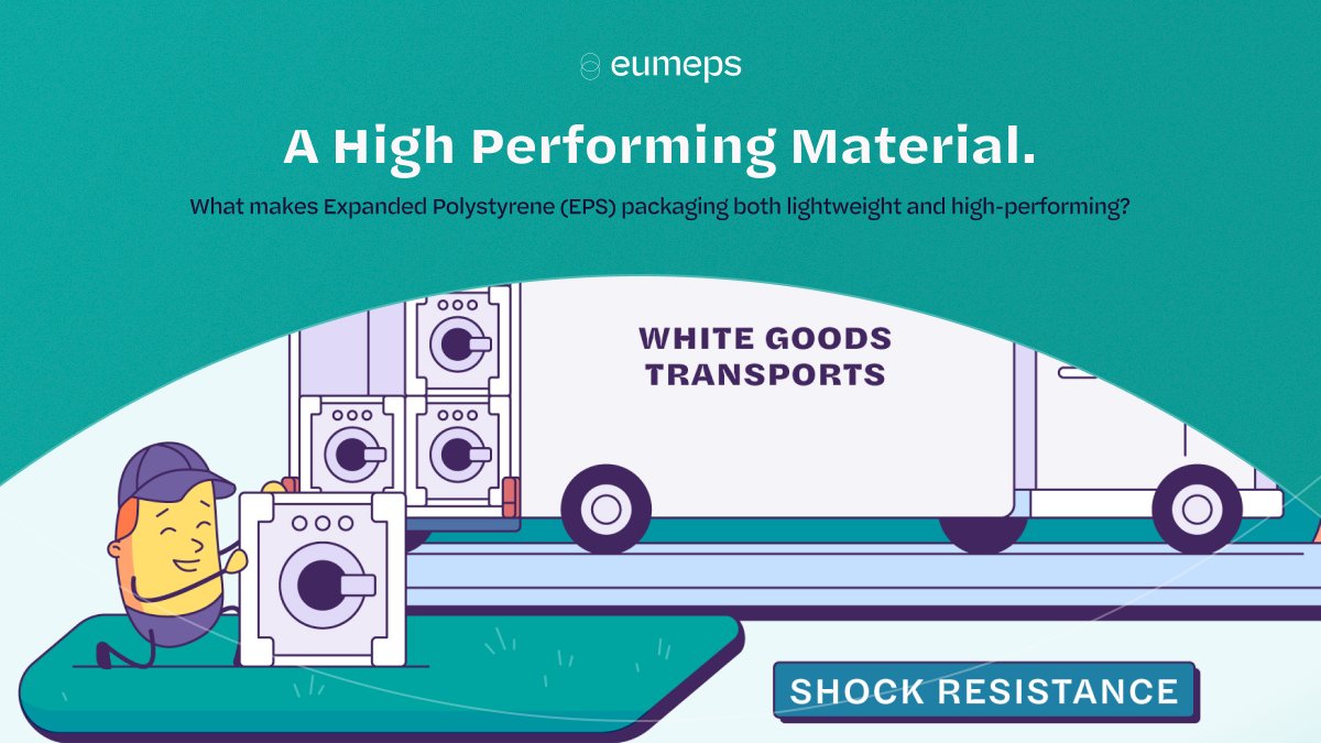 SmartPackEU's tweet photo. White goods need packaging that protects without adding unnecessary weight.

EPS combines low weight, cushioning and compressive strength to help protect appliances during transport.

🔎 Learn more:
https://t.co/a1y4442mXP
#EPS #Packaging #WhiteGoods https://t.co/EsNMEg5mYk
