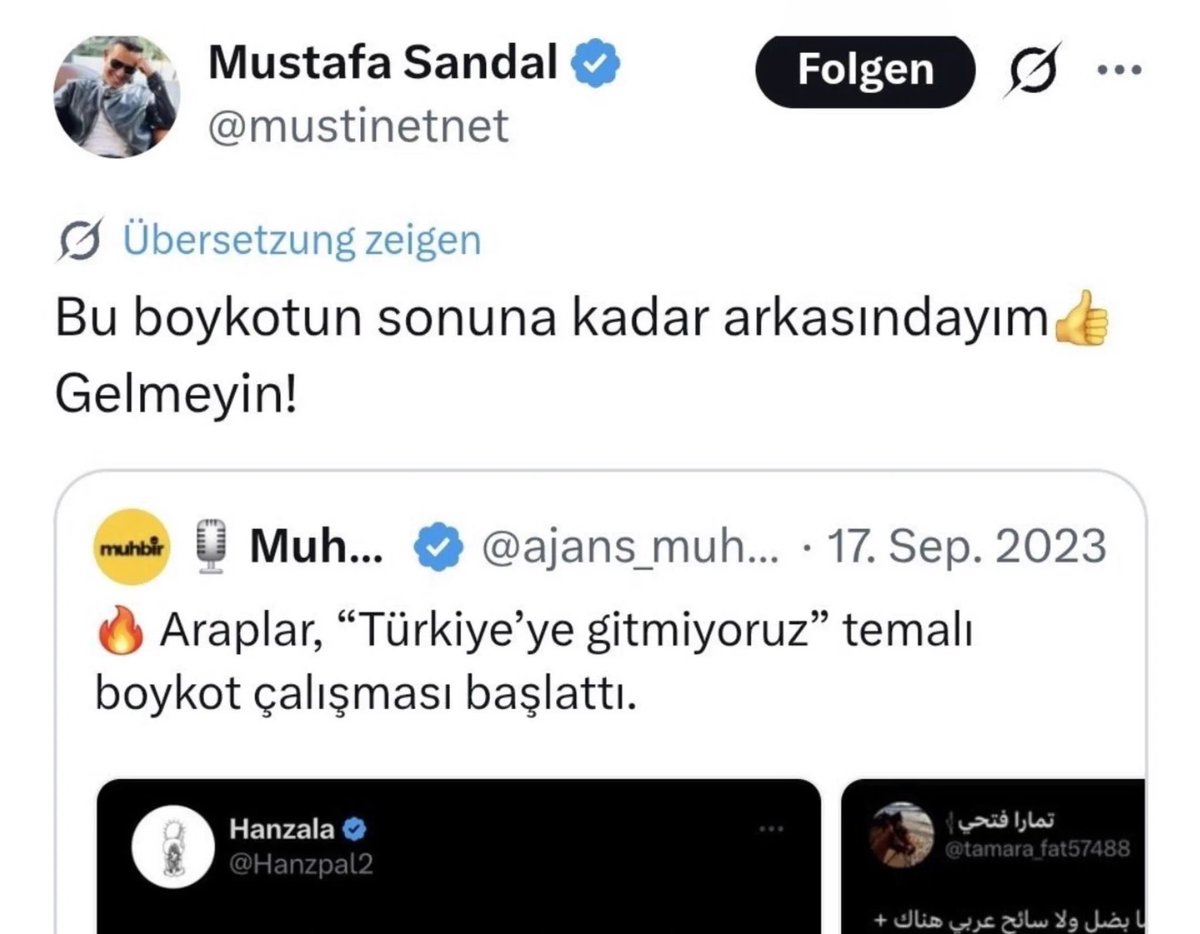 malikejder's tweet photo. Arap turistlere bile düşmanlık güden Mustafa Sandal,

Birleşik Arap Emirliklerinden oturum aldı..Şu an Dubai'de..

 Karaktersizliğin vücut bulmuş hali! https://t.co/zLM0ZfzHaZ