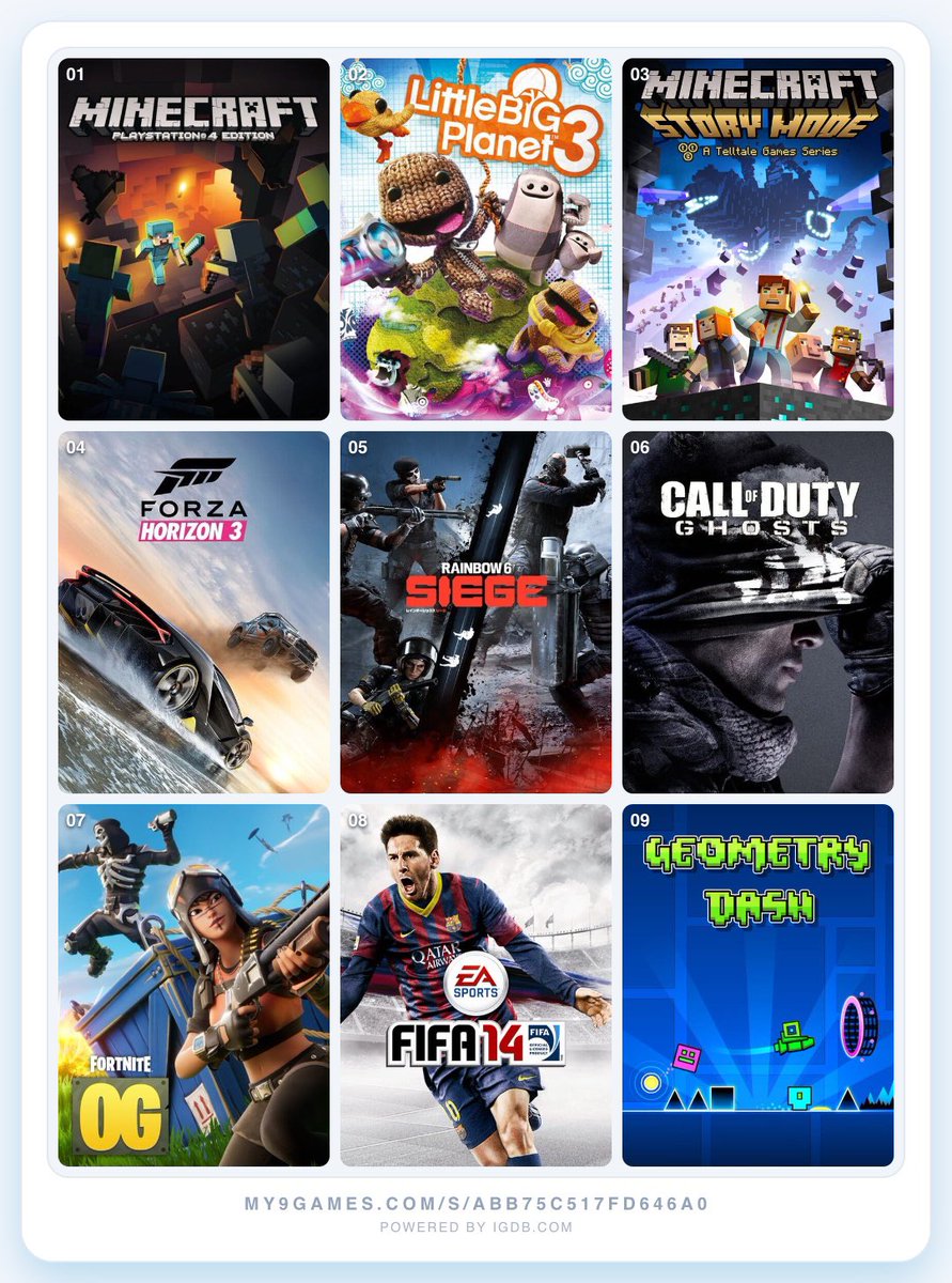 aliceeer6's tweet photo. the 9 games that shaped me 🥹 https://t.co/7iorjnbBiz