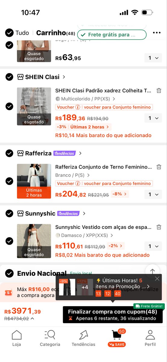 mlaricxz's tweet photo. Quem quer pagar meu carrinho da shein? https://t.co/OWgvFJHMUh