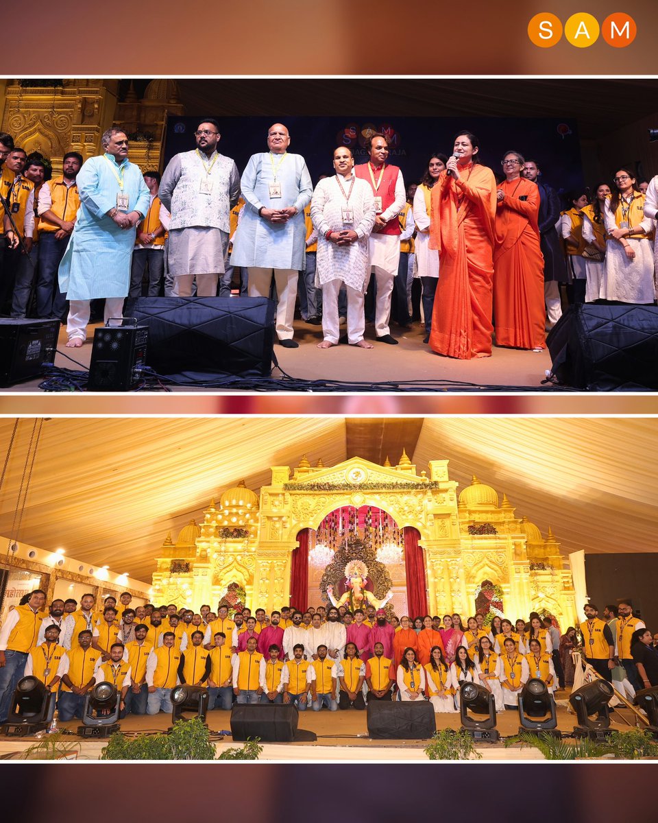 SAMWorkshops's tweet photo. [4/4] #SAM #BhajanClubbing #LalBaghKaRaja #Ganeshotsav2026 #GanpatiBappaMorya #GenZ #BhaktiWithAVibe https://t.co/qUEJjUqaS2