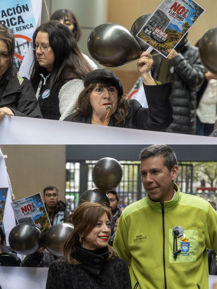 cn_castro's tweet photo. Con la alcaldesa @paulibobadilla y vecinos y vecinas de Renca y Quilicura entregamos en el @MinEnergia una carta: la subestación Lo Campino de @saesa no puede ir en los Cerros de Renca. Pedimos justicia territorial y el mismo estándar que en cualquier comuna. https://t.co/5wZy2uog9h