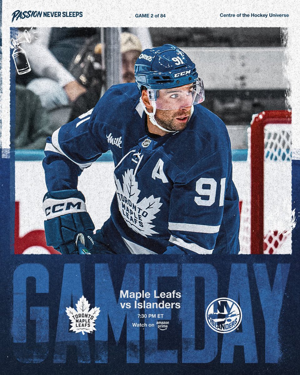 MapleLeafs's tweet photo. We go again! https://t.co/EwmDbQN7Cq