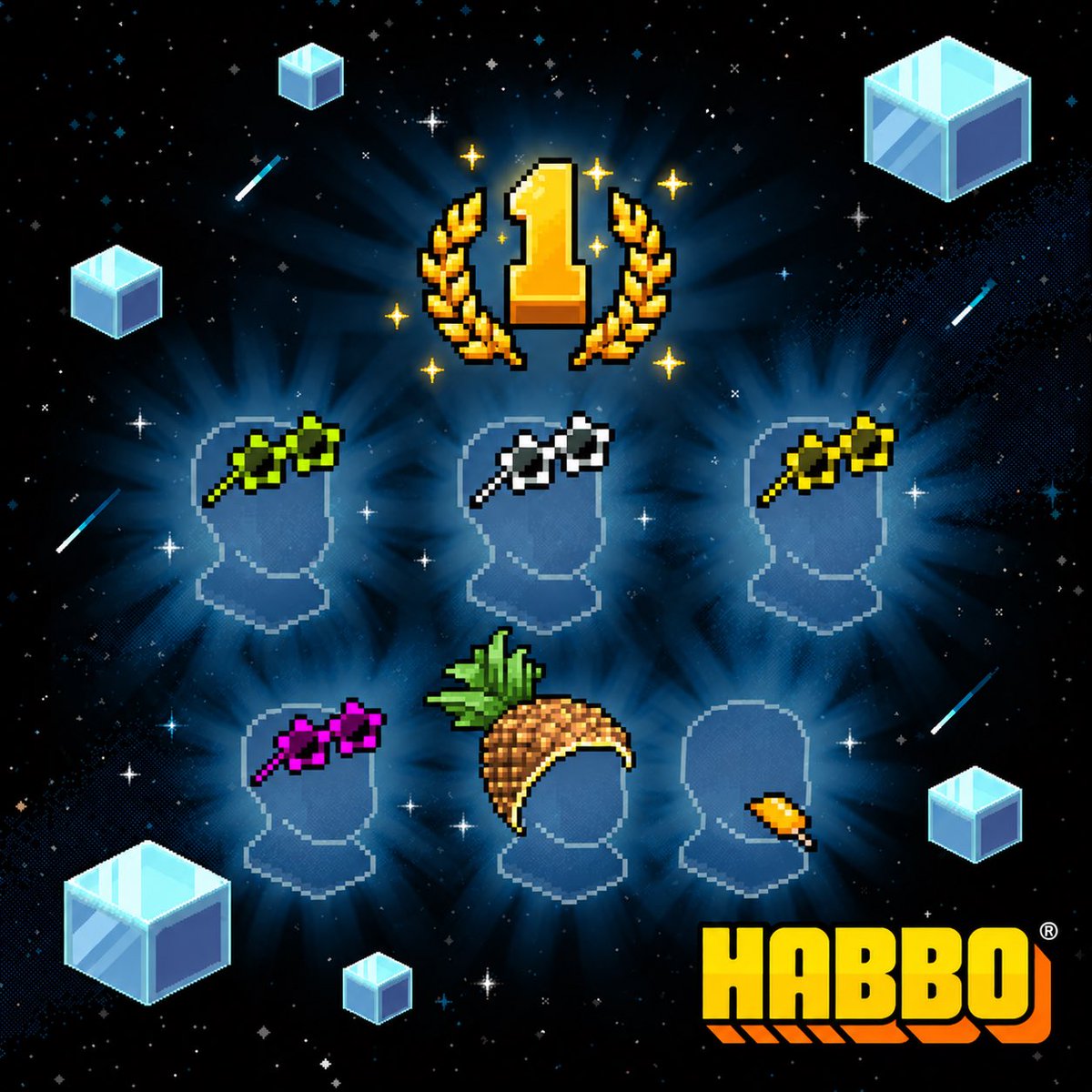 jhomshb's tweet photo. 🌎 SORTEIO HABBO GLOBAL NFT! 🌎

🎁 1º: 4 Flower Shades (todas as cores) + Juicy Hat + Citrus Ice Bar
🎁 2º: 1 White Flower Shades + Juicy Hat
🎁 3º: Juicy Hat

São itens que tenho em quantidade e resolvi sortear! 🤍
Aberto para participantes de qualquer país.

📍 Requisitos:
✅ Curtir e dar RT neste post
✅ Me seguir
✅ Marcar 1 amigo nos comentários

📅 Resultado: 07/10 às 18h (horário de Brasília)
O sorteio será realizado com transparência e o processo de escolha dos vencedores será registrado, boa sorte! 💛

#Habbo #HabboHotel #NFT #HabboNFT