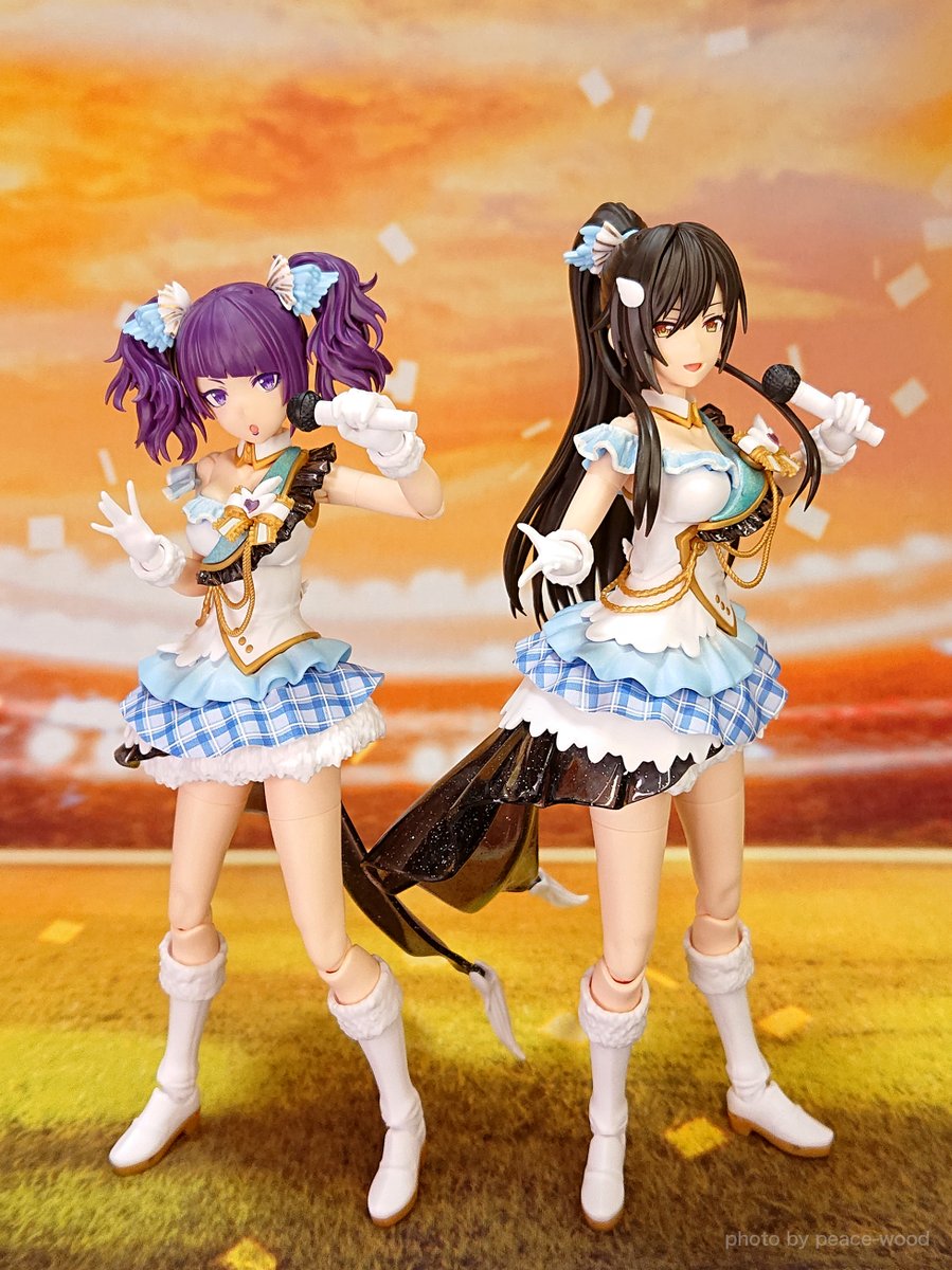 peacewood3's tweet photo. プラモの撮影。
「アイドルマスター シャイニーカラーズ」より、
幽谷霧子、三峰結華、田中摩美々、白瀬咲耶
(バンダイ 30 MINUTES SISTERS)

恋鐘を作ってから約1年半…時間かかりましたがアンティーカがやっと全員揃いました。
#30MSシャニマス https://t.co/n7uxnBCf2Y