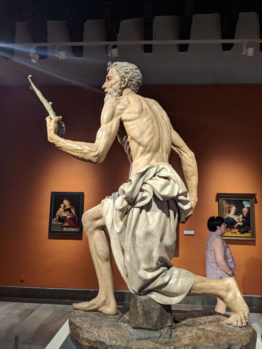 amywelborn2's tweet photo. You've seen St. Jerome in art, but you probably haven't seen him like this, at the @MuseoBASe 

More at link in replies: https://t.co/QQJKlHZbIC