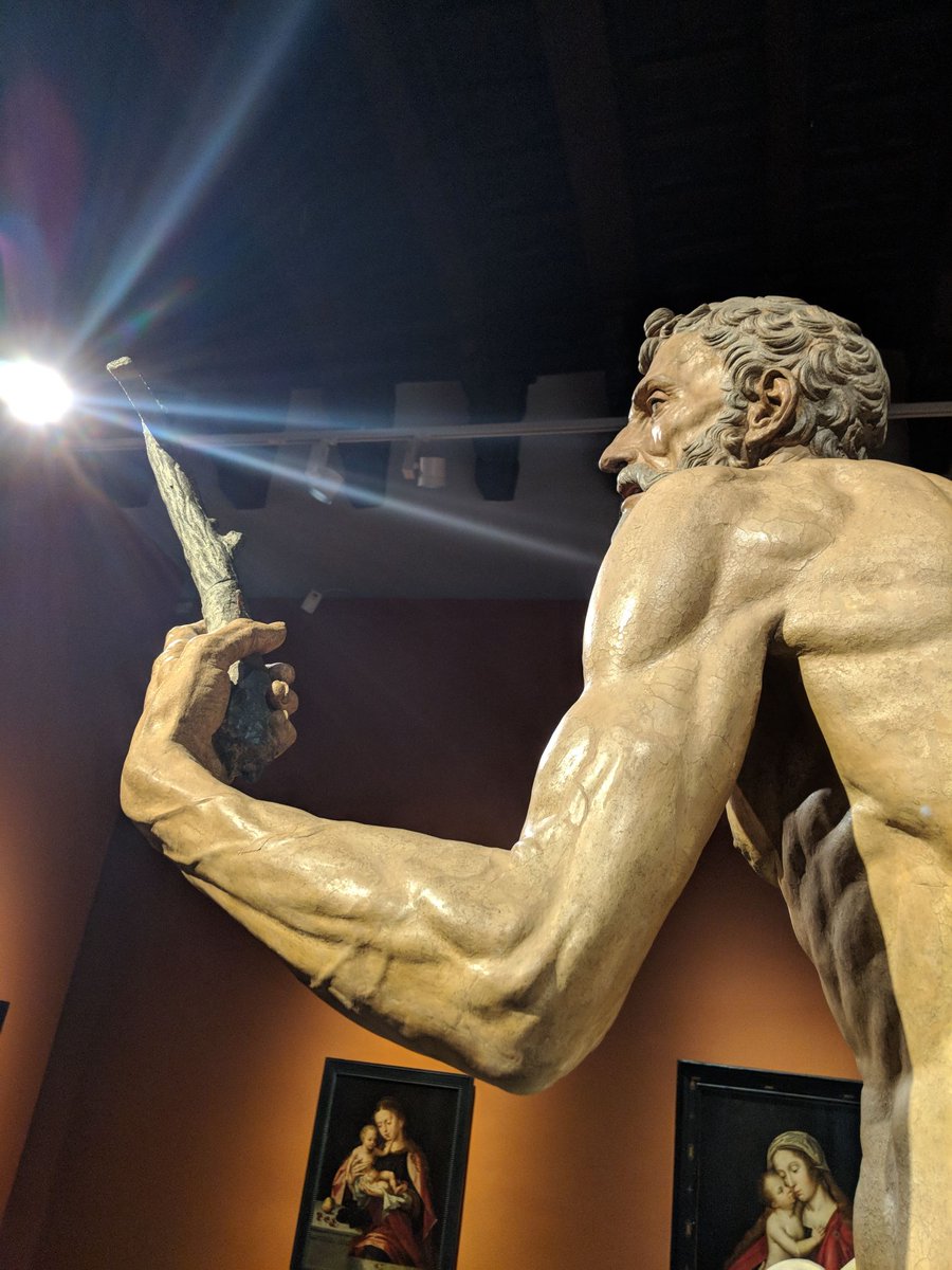amywelborn2's tweet photo. You've seen St. Jerome in art, but you probably haven't seen him like this, at the @MuseoBASe 

More at link in replies: https://t.co/QQJKlHZbIC