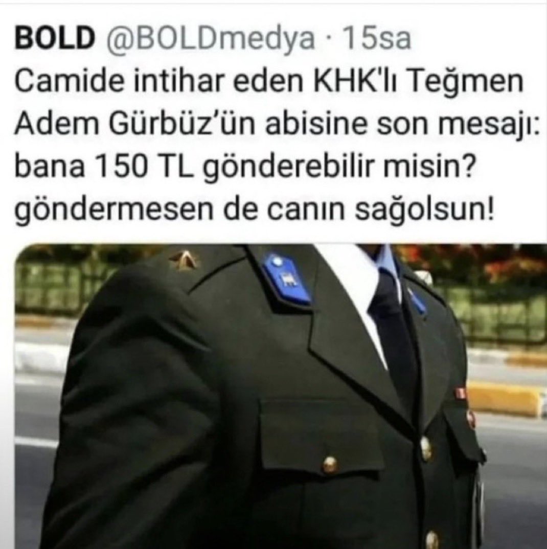 KxrtaIbrnuu97's tweet photo. KHK’lı Teğmen Adem Gürbüz kimsesizdi.. https://t.co/gkak8OpmBs
