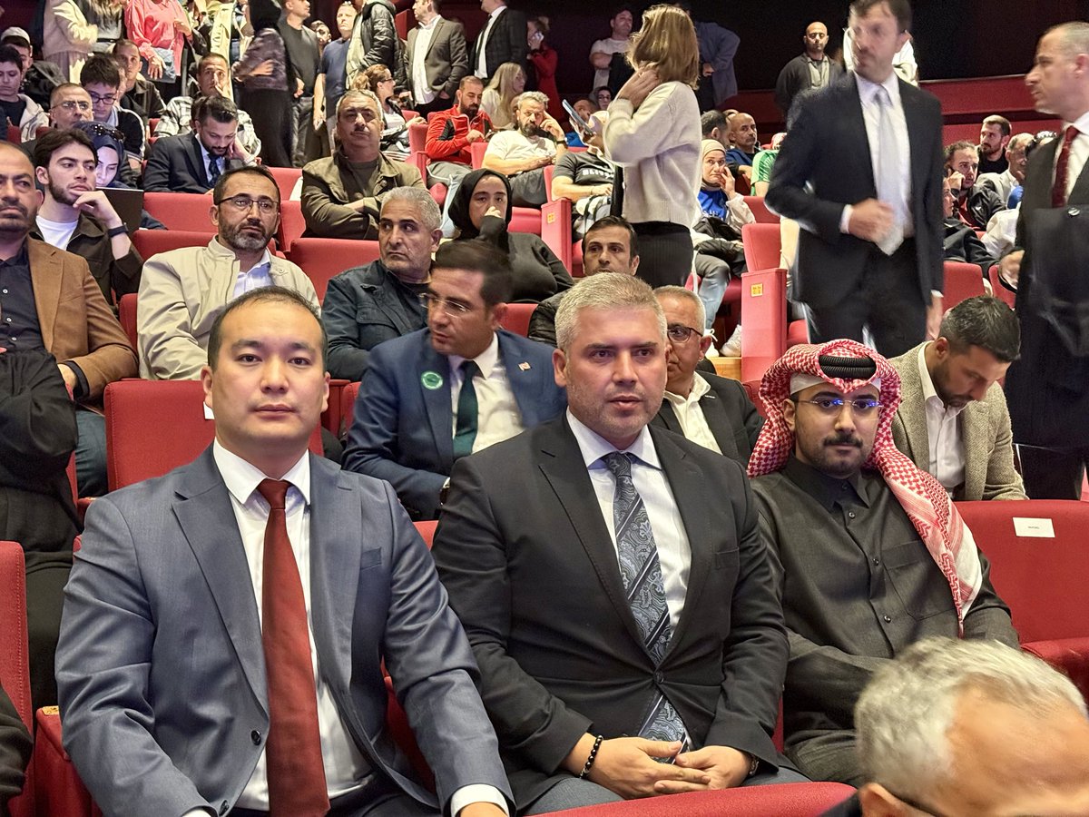 akutalmisyalcin's tweet photo. TÜRKSOY nezdinde Kırgız Cumhuriyeti Ülke Temsilcisi olarak görev yapan Sayın Marat TAGAEV ile Konya’da gerçekleştirilen “Filistin Gençlik Forumuna” katılım sağladık. Emeği geçen herkese teşekkür ederiz. https://t.co/z2vsm3xTig
