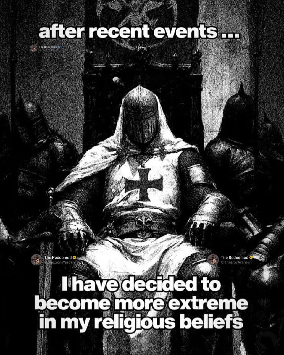 TheIronWarden2's tweet photo. ⛨ Christ Is King ⛨ https://t.co/nESu4DCbB2