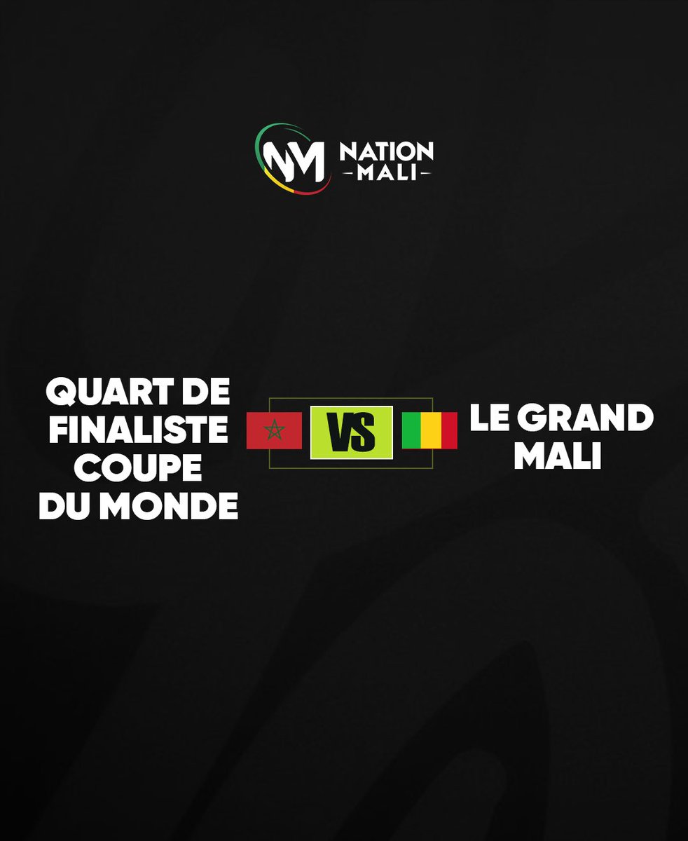 NationMali's tweet photo. Ça vient vers eux aussi… RDV le 04 Octobre à Tanger… 

Le riz couché avec tout les participants de la Coupe du monde précédente 🫵🏽 https://t.co/xJrANmEvJh