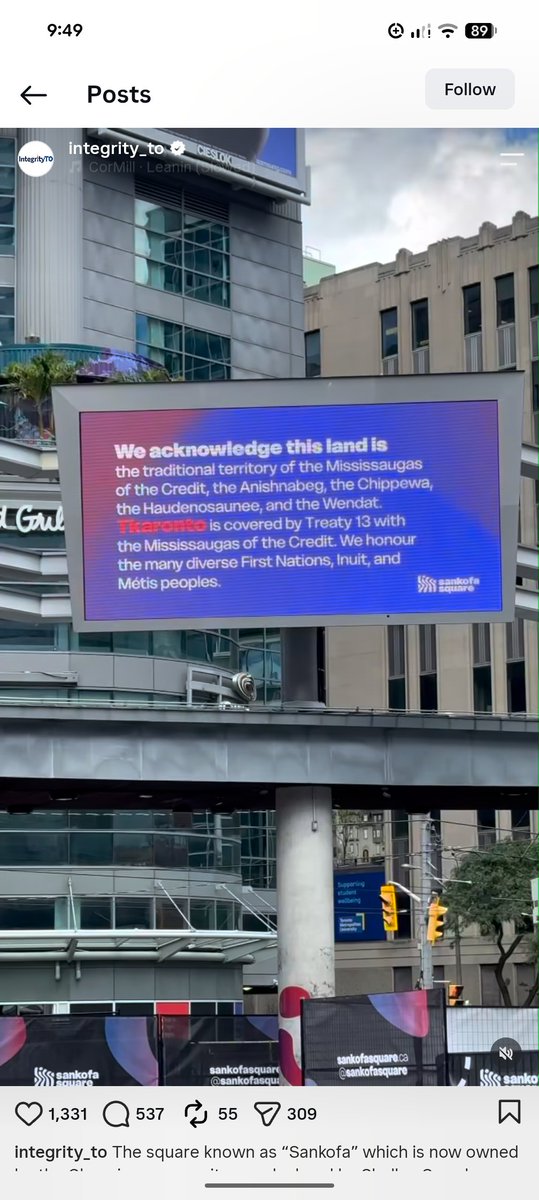 ElectionDigest's tweet photo. On truth and reconciliation day, remember: Toronto Centre candidate @danieltateTO uses his platform @integrity_to to mock indigenous culture. https://t.co/kmuJxcZddy