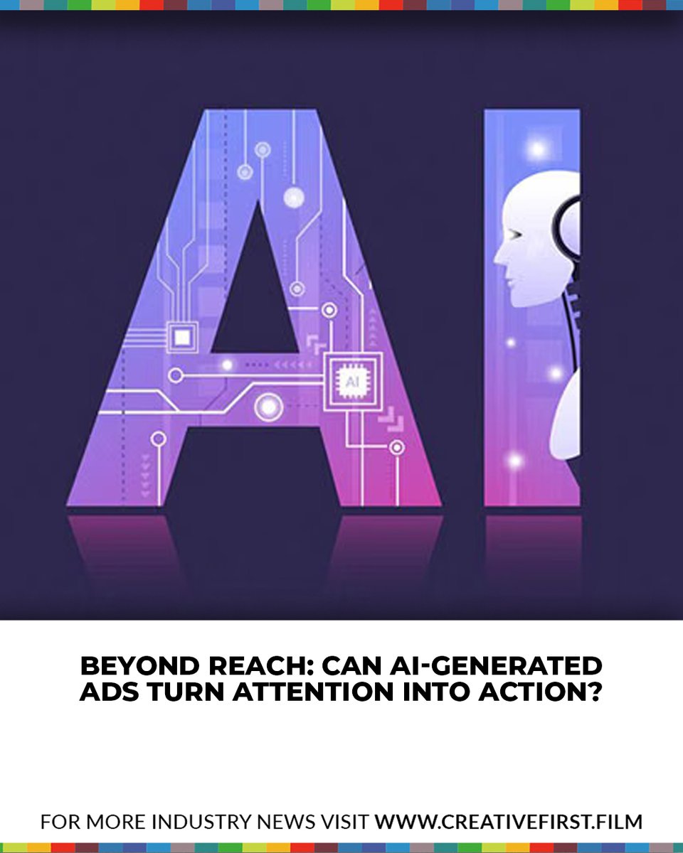 CreativeFirstIN's tweet photo. 3. AI-generated creative is driving engagement and conversions, but research suggests attention alone doesn’t guarantee commercial impact.

Read more at https://t.co/BLiwl3Fyoy https://t.co/LLhrUiNlak