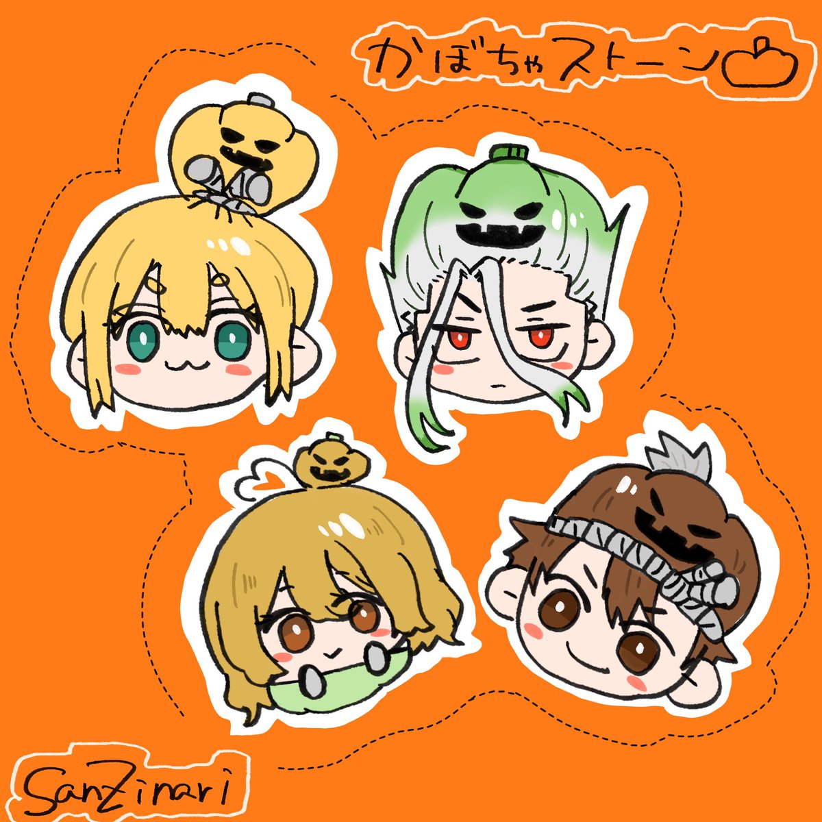 sanzinari's tweet photo. 謎ネタ浮かんだ謎🎃絵 https://t.co/9TEAEDlqvl