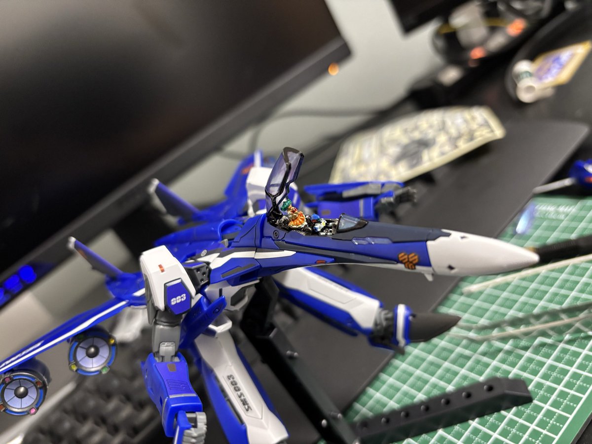 ankou_R6's tweet photo. 気合いの塗り分けランカ https://t.co/HNWfU24kza