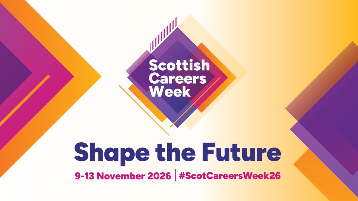 skillsdevscot's tweet photo. GET INVOLVED | Employers. Partners. This November it's time to shine a light on careers and how you can shape the future of Scotland's workforce. Learn more about how you can get involved here 🔗 https://t.co/jYDkkpqzm2 #ScotCareersWeek26 https://t.co/laQhAXtB7u