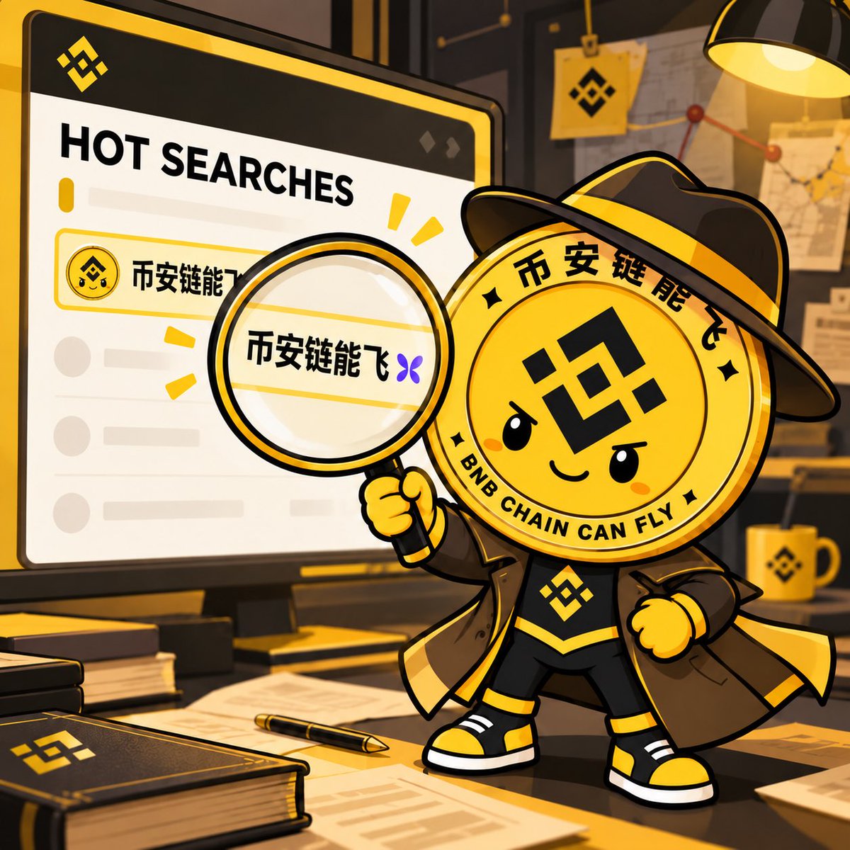 BnbChainCanFly's tweet photo. Case solved. 🔍

币安链能飞 is now among the Hot Searches on Binance Wallet.

People are searching.
Attention is growing.
BNB Chain is ready to fly. ✈️

In Binance Life, BNB Chain can fly ✈️ 

#币安链能飞 币安链能飞 https://t.co/joR3Ob6f3M