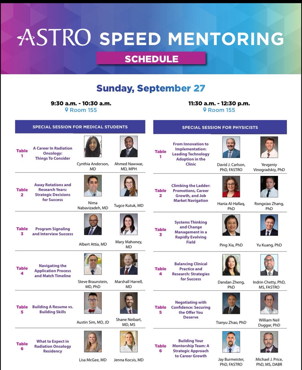 MaryMahoney02's tweet photo. Hit the ground running 🏃‍♀️#ASTRO26
 @ARRO_org Day as a panelist 👩‍⚕️ on ERAS, Interviews, &amp; ROL 📚 w/ my
amazing colleagues from Ed SubCommittee @SimranPolce @ShaneNeibart @FaraDayani 🤩
Then an encore as a speed mentor 🤝 on signals &amp; interviews w/ @albertattia7 https://t.co/j2Pa6sEHcB