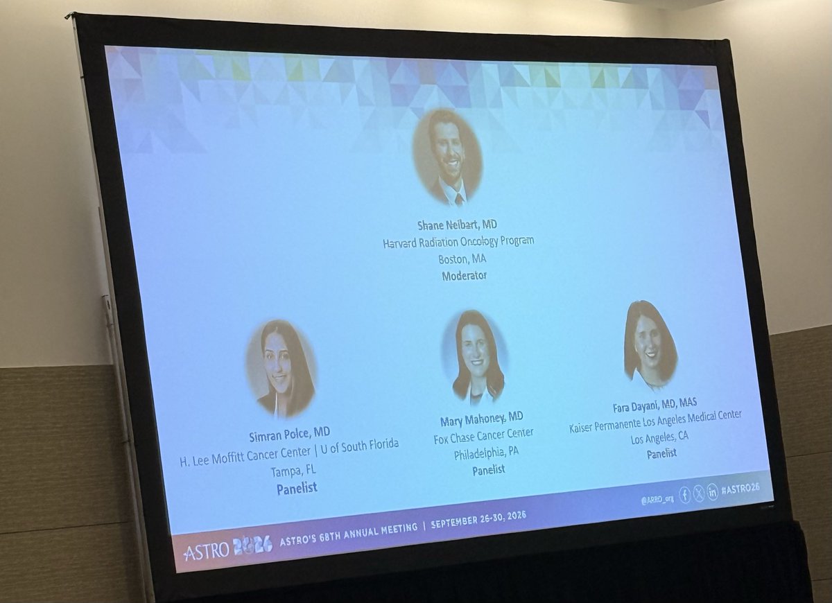 MaryMahoney02's tweet photo. Hit the ground running 🏃‍♀️#ASTRO26
 @ARRO_org Day as a panelist 👩‍⚕️ on ERAS, Interviews, &amp; ROL 📚 w/ my
amazing colleagues from Ed SubCommittee @SimranPolce @ShaneNeibart @FaraDayani 🤩
Then an encore as a speed mentor 🤝 on signals &amp; interviews w/ @albertattia7 https://t.co/j2Pa6sEHcB