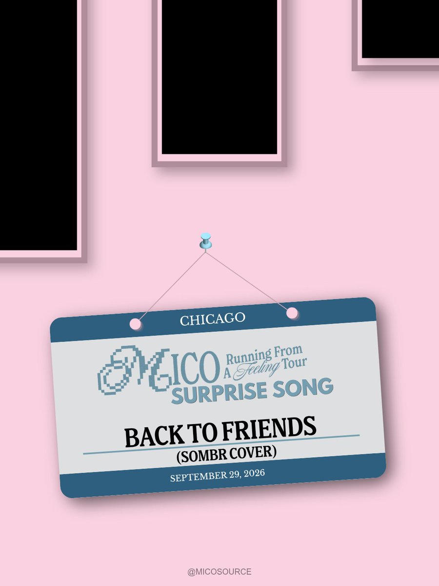 micosource's tweet photo. MICO covered 'back to friends' by #sombr as tonight's surprise song in Chicago, IL! — via @/onlyhyck

#RFAFTourChicago #backtofriends #micotoronto @sombrhq_ https://t.co/FfF6mEn3dx