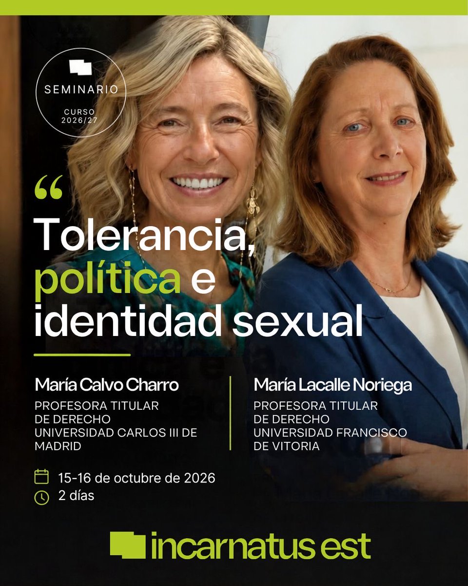 Incarnatus_est's tweet photo. Nacen los Seminarios Incarnatus est: encuentros de dos días para compartir con nuestros alumnos y profesores una parte de la experiencia de la escuela.
Te dejamos la programación de octubre:

https://t.co/cT1gLNLvSn https://t.co/g6inNB1o1k