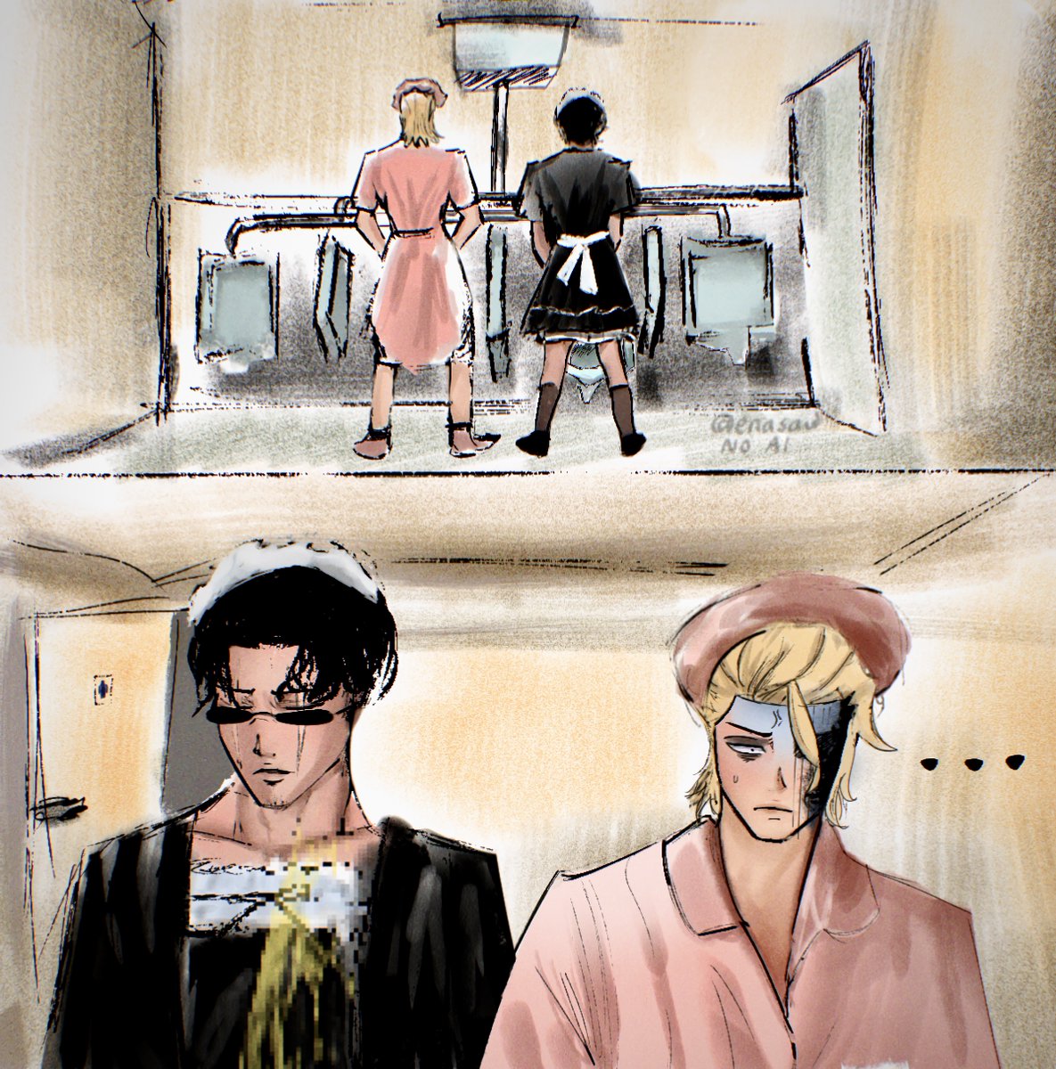 enasaw's tweet photo. i am so fucking sorry. #bachiart #samura #shiba #kagurabachi https://t.co/xIhNyKG6YC
