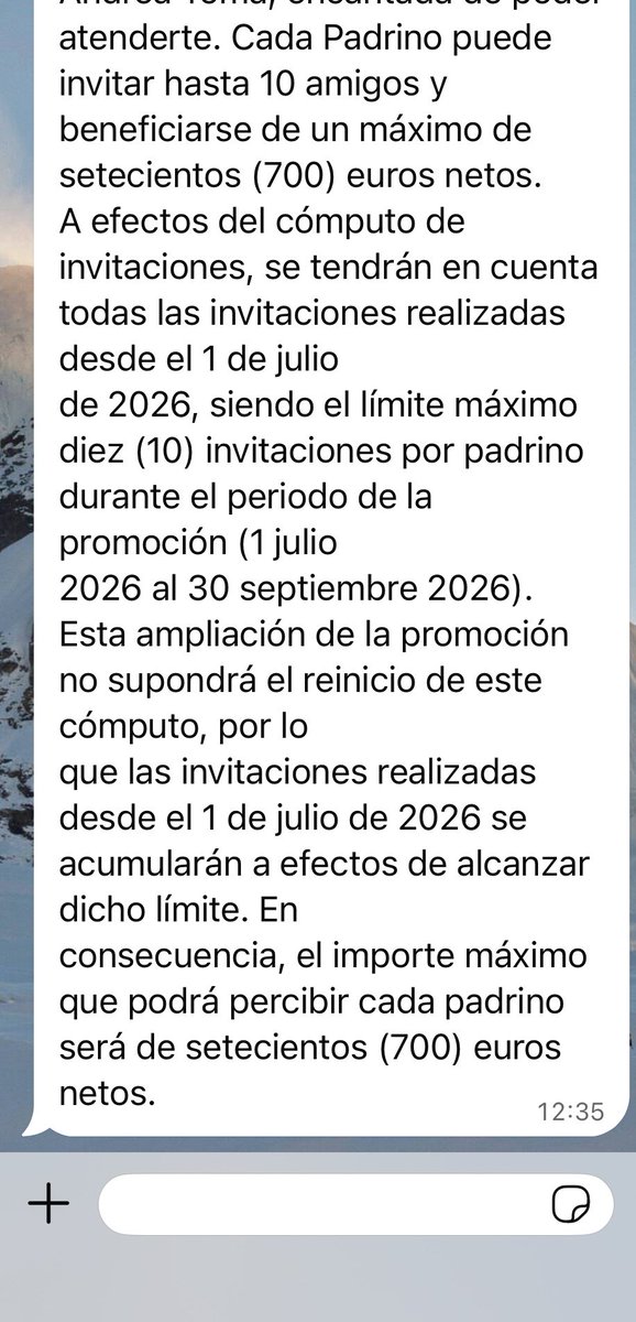 CholloSinFiltro's tweet photo. 🚨 ÚLTIMO DÍA de la promo de Openbank.

70€ por abrir cuenta con código de amigo: 50€ + 20€ con Bizum.

Openbank me confirma: cada cliente tiene 10 códigos en esta campaña (julio-septiembre 2026).

¿No eres cliente? ⌛️Hoy o nunca. 

Código aquí 👇 https://t.co/wfN9YYK8Pv