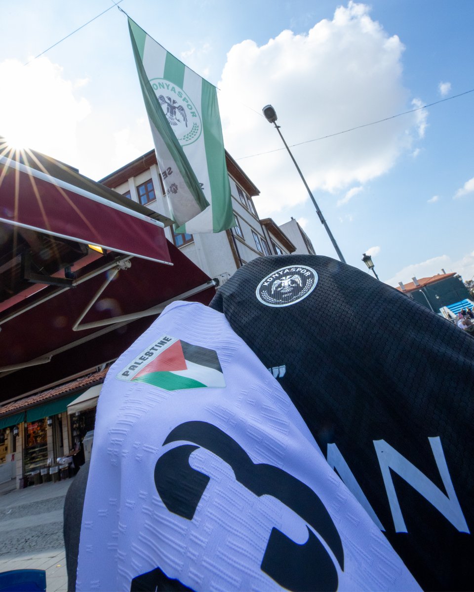 konyaspor's tweet photo. “Emanete İyi Bak!” 🇹🇷🇵🇸 https://t.co/79MthhwYyG