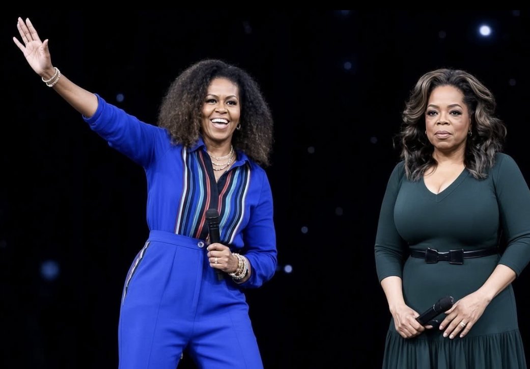 GioBruno1600's tweet photo. WHAT do Michelle Obama &amp; Oprah have in common ? https://t.co/5Mqre9wWqB